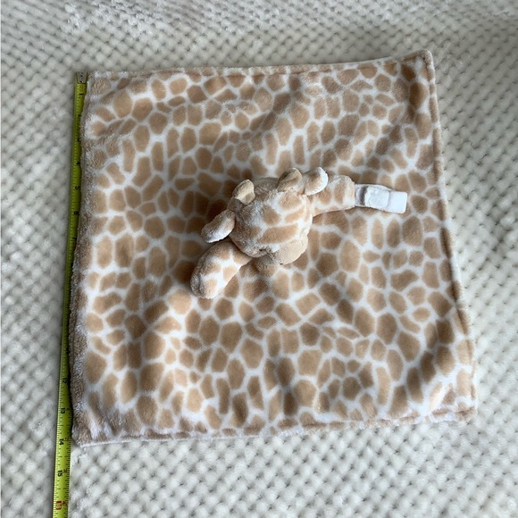 Carters Plush Giraffe Lovey Security Blanket With Pacifier Holder - Picture 7 of 10